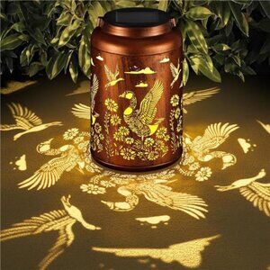 New Solar Lanterns Outdoor Waterproof Garden Decor Birthday Gifts for Women Mom